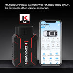 KONNWEI MAXOBD Full Car System Scanner OBD2 Diagnostic Tool Code Read