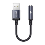 Yesido YAU46 USB轉3.5毫米鋁合金音頻轉接器，YAU46