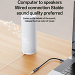 Yesido YAU46 USB轉3.5毫米鋁合金音頻轉接器，YAU46