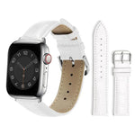 xDfind 竹紋針扣皮革錶帶，適用於Apple Watch 42 / 44 / 45 / 46 / 49mm，適用於Apple Watch 38 / 40 / 41 / S10 42mm