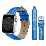 xDfind 竹紋針扣皮革錶帶，適用於Apple Watch 42 / 44 / 45 / 46 / 49mm，適用於Apple Watch 38 / 40 / 41 / S10 42mm