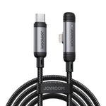 JOYROOM S-A56 EnjoyX 系列 30W Type-C 轉 8 Pin 90 度快充數據線，Type-C 轉 8 Pin