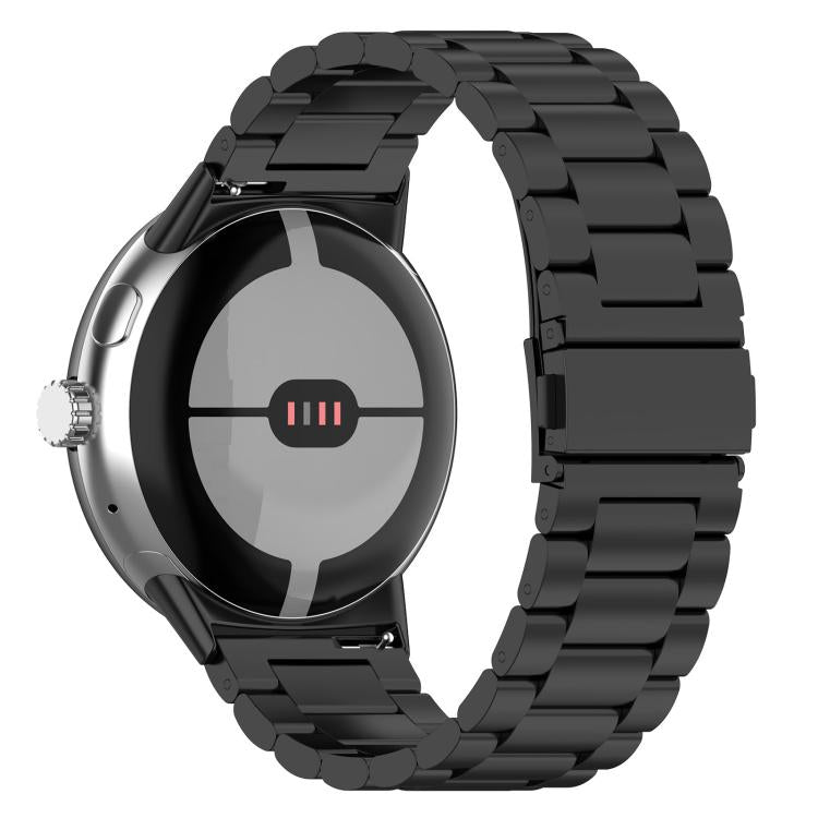 三珠平扣鈦合金錶帶，適用於 Google Pixel Watch 4 / 3 45mm，適用於 Google Pixel Watch 4 / 3 / 2 / 1 41mm