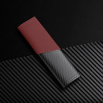 Car Leather Carbon Fiber Stitching Seat Belt Shoulder Guard