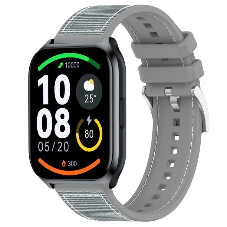 xDfind Hybrid Nylon Braid Silicone Watch Band, 22mm For Xiaomi Watch S3 / 2 Pro / S2 / S1, 22mm For Xiaomi Haylou?Watch S001 / LS02 Pro, 20mm For Xiaomi Haylou RS4 Plus LS11 / LS12