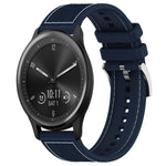 xDfind Hybrid Nylon Braid Silicone Watch Band, 22mm For Garmin Forerunner 570 47mm/935/945, 20mm For Garmin Forerunner 570 42mm/245/645, 20mm For Garmin?Vivomove?Sport/Vivoactive5/3, 22mm For Garmin Venu 3 / Vivoactive 4                                ...