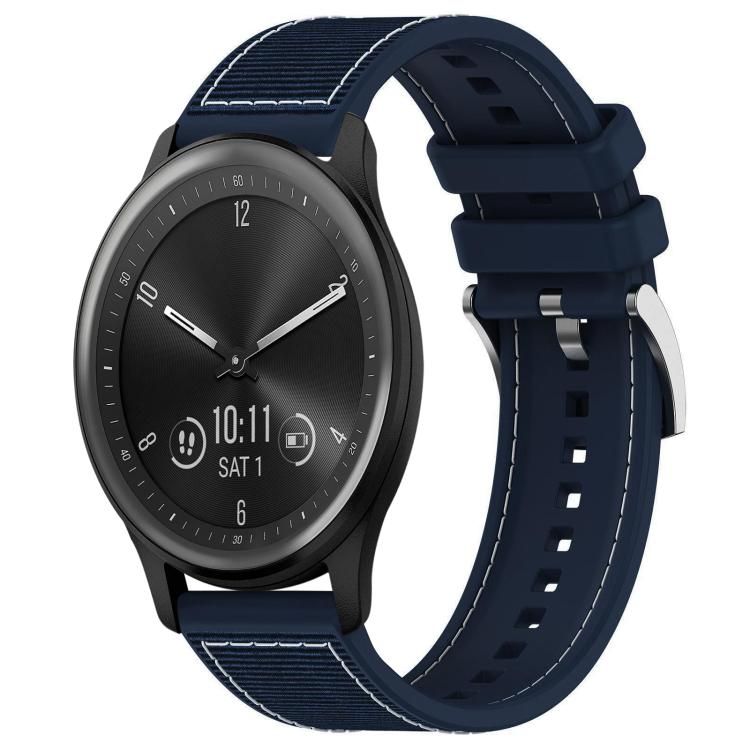 xDfind Hybrid Nylon Braid Silicone Watch Band, 22mm For Garmin Forerunner 570 47mm/935/945, 20mm For Garmin Forerunner 570 42mm/245/645, 20mm For Garmin?Vivomove?Sport/Vivoactive5/3, 22mm For Garmin Venu 3 / Vivoactive 4                                ...