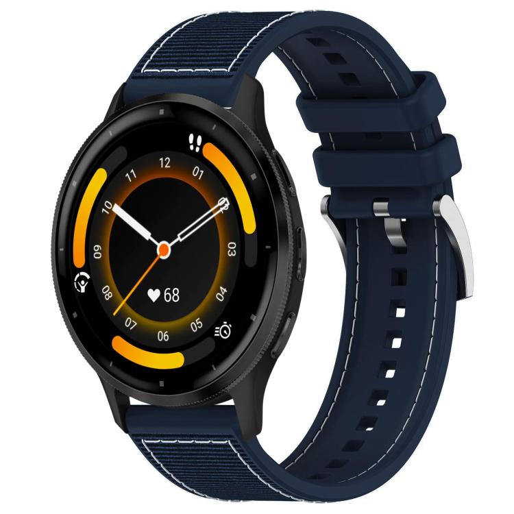 xDfind Hybrid Nylon Braid Silicone Watch Band, 22mm For Garmin Forerunner 570 47mm/935/945, 20mm For Garmin Forerunner 570 42mm/245/645, 20mm For Garmin?Vivomove?Sport/Vivoactive5/3, 22mm For Garmin Venu 3 / Vivoactive 4                                ...