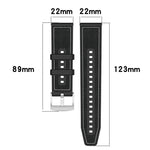 xDfind Hybrid Nylon Braid Silicone Watch Band, 22mm For Garmin Forerunner 570 47mm/935/945, 20mm For Garmin Forerunner 570 42mm/245/645, 20mm For Garmin?Vivomove?Sport/Vivoactive5/3, 22mm For Garmin Venu 3 / Vivoactive 4                                ...