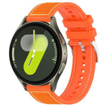 xDfind 混合尼龍編織矽膠錶帶，適用於 Samsung Galaxy Watch Ultra / Ultra 2025 22mm，適用於 Samsung Galaxy Watch 7 / 6 / 5 / FE 20mm