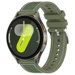 xDfind 混合尼龍編織矽膠錶帶，適用於 Samsung Galaxy Watch Ultra / Ultra 2025 22mm，適用於 Samsung Galaxy Watch 7 / 6 / 5 / FE 20mm