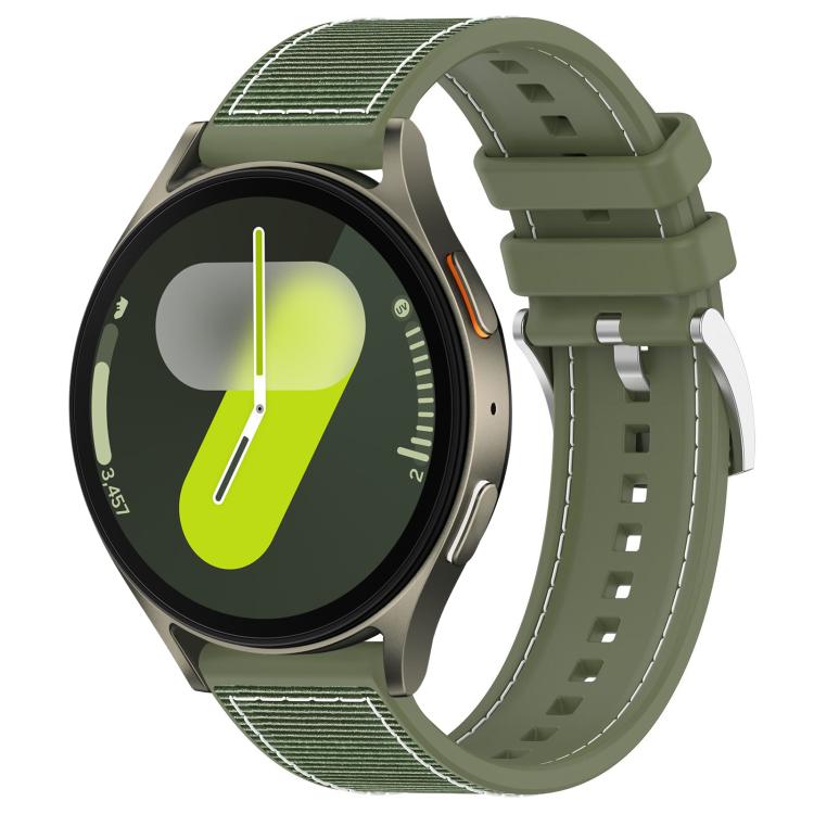 xDfind 混合尼龍編織矽膠錶帶，適用於 Samsung Galaxy Watch Ultra / Ultra 2025 22mm，適用於 Samsung Galaxy Watch 7 / 6 / 5 / FE 20mm