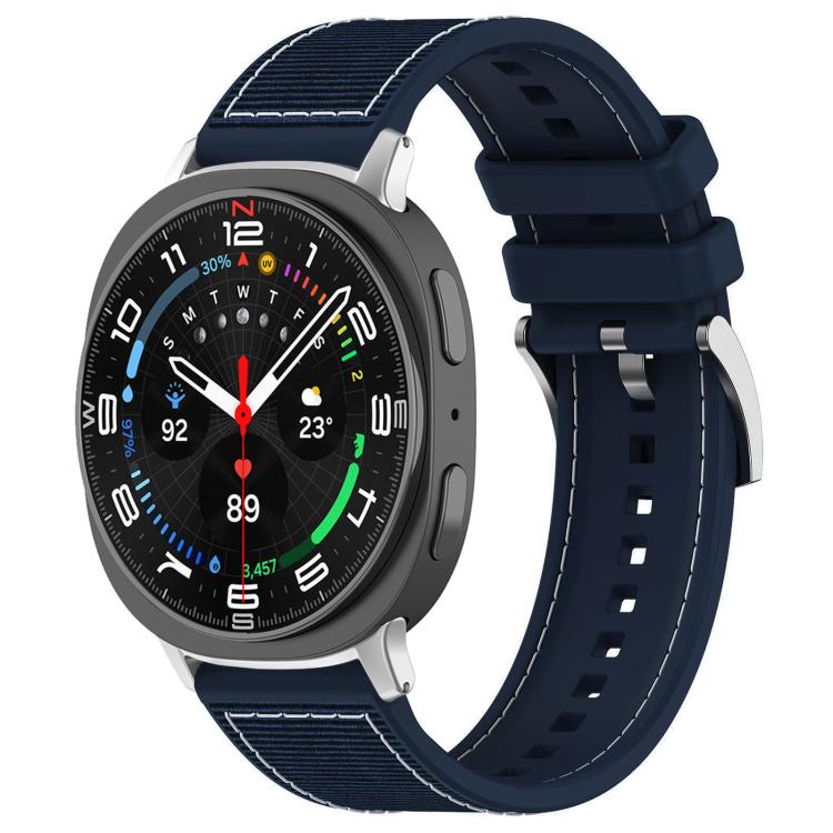 xDfind 混合尼龍編織矽膠錶帶，適用於 Samsung Galaxy Watch Ultra / Ultra 2025 22mm，適用於 Samsung Galaxy Watch 7 / 6 / 5 / FE 20mm
