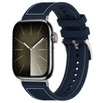 xDfind 混合尼龍編織矽膠錶帶，適用於Apple Watch 42 / 44 / 45 / 46 / 49mm 22mm，適用於Apple Watch 38 / 40 / 41 / S10 42mm 20mm