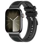 xDfind 混合尼龍編織矽膠錶帶，適用於Apple Watch 42 / 44 / 45 / 46 / 49mm 22mm，適用於Apple Watch 38 / 40 / 41 / S10 42mm 20mm