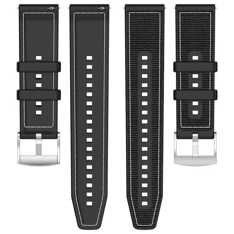 xDfind 混合尼龍編織矽膠錶帶，適用於Apple Watch 42 / 44 / 45 / 46 / 49mm 22mm，適用於Apple Watch 38 / 40 / 41 / S10 42mm 20mm