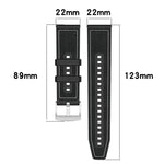 xDfind 混合尼龍編織矽膠錶帶，適用於Apple Watch 42 / 44 / 45 / 46 / 49mm 22mm，適用於Apple Watch 38 / 40 / 41 / S10 42mm 20mm