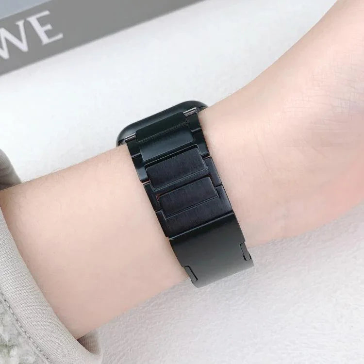 三珠側拆式扣不鏽鋼錶帶，適用於Apple Watch 46mm / 49mm / 45mm / 44mm，適用於Apple Watch 42mm / 41mm / 40mm / 38mm