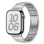 三珠側拆式扣不鏽鋼錶帶，適用於Apple Watch 46mm / 49mm / 45mm / 44mm，適用於Apple Watch 42mm / 41mm / 40mm / 38mm