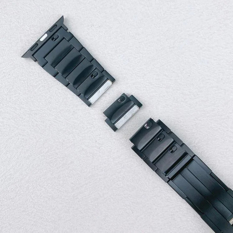 三珠側拆式扣不鏽鋼錶帶，適用於Apple Watch 46mm / 49mm / 45mm / 44mm，適用於Apple Watch 42mm / 41mm / 40mm / 38mm