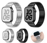 三珠側拆式扣不鏽鋼錶帶，適用於Apple Watch 46mm / 49mm / 45mm / 44mm，適用於Apple Watch 42mm / 41mm / 40mm / 38mm