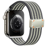 機甲磁扣尼龍錶帶，適用於Apple Watch 46mm / 49mm / 45mm / 44mm，適用於Apple Watch 42mm / 41mm / 40mm / 38mm