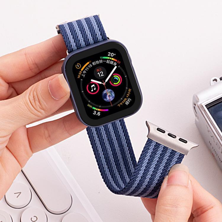 機甲磁扣尼龍錶帶，適用於Apple Watch 46mm / 49mm / 45mm / 44mm，適用於Apple Watch 42mm / 41mm / 40mm / 38mm