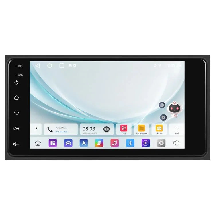 For Toyota COROLLA Android 15 7 inch Wireless CarPlay Car Player Car Central Control Navigation Machine, Standard, Standard+AHD+Microphone