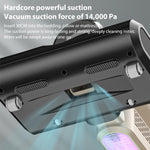 14000Pa 2 合 1 家用手持無線除蟎紫外線消毒吸塵器