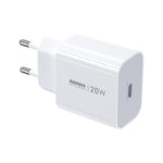 REMAX CA08 PD20W Type-C GaN 快速充電器，歐規插頭，CA08