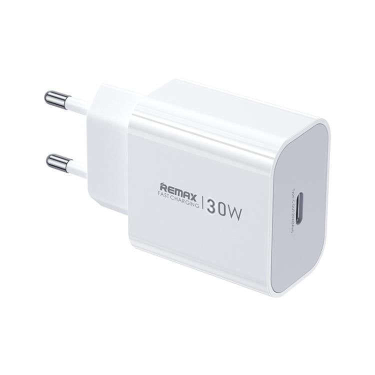 REMAX CA09 PD30W Type-C GaN 快速充電器，歐規插頭，CA09