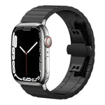 xDfind 單珠竹節實心不鏽鋼錶帶，適用於Apple Watch 42 / 44 / 45 / 46 / 49mm 22mm，適用於Apple Watch 38 / 40 / 41 / S10 42mm 20mm