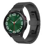 xDfind 單珠竹節純不鏽鋼錶帶，適用於 Samsung Galaxy Watch8 / Watch8 Classic 22mm，Samsung Galaxy Watch 7 / 6 / 5 / FE 20mm，Samsung Galaxy Fit3 SM-R390 18mm