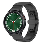 xDfind 單珠竹節純不鏽鋼錶帶，適用於 Samsung Galaxy Watch8 / Watch8 Classic 22mm，Samsung Galaxy Watch 7 / 6 / 5 / FE 20mm，Samsung Galaxy Fit3 SM-R390 18mm