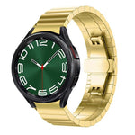 xDfind 單珠竹節純不鏽鋼錶帶，適用於 Samsung Galaxy Watch8 / Watch8 Classic 22mm，Samsung Galaxy Watch 7 / 6 / 5 / FE 20mm，Samsung Galaxy Fit3 SM-R390 18mm