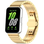 xDfind 單珠竹節純不鏽鋼錶帶，適用於 Samsung Galaxy Watch8 / Watch8 Classic 22mm，Samsung Galaxy Watch 7 / 6 / 5 / FE 20mm，Samsung Galaxy Fit3 SM-R390 18mm