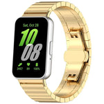 xDfind 單珠竹節純不鏽鋼錶帶，適用於 Samsung Galaxy Watch8 / Watch8 Classic 22mm，Samsung Galaxy Watch 7 / 6 / 5 / FE 20mm，Samsung Galaxy Fit3 SM-R390 18mm