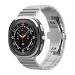 xDfind 單珠竹節純不鏽鋼錶帶，適用於 Samsung Galaxy Watch8 / Watch8 Classic 22mm，Samsung Galaxy Watch 7 / 6 / 5 / FE 20mm，Samsung Galaxy Fit3 SM-R390 18mm