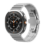 xDfind 單珠竹節純不鏽鋼錶帶，適用於 Samsung Galaxy Watch8 / Watch8 Classic 22mm，Samsung Galaxy Watch 7 / 6 / 5 / FE 20mm，Samsung Galaxy Fit3 SM-R390 18mm