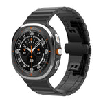 xDfind 單珠竹節純不鏽鋼錶帶，適用於 Samsung Galaxy Watch8 / Watch8 Classic 22mm，Samsung Galaxy Watch 7 / 6 / 5 / FE 20mm，Samsung Galaxy Fit3 SM-R390 18mm