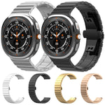 xDfind 單珠竹節純不鏽鋼錶帶，適用於 Samsung Galaxy Watch8 / Watch8 Classic 22mm，Samsung Galaxy Watch 7 / 6 / 5 / FE 20mm，Samsung Galaxy Fit3 SM-R390 18mm