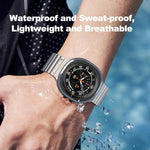 xDfind 單珠竹節純不鏽鋼錶帶，適用於 Samsung Galaxy Watch8 / Watch8 Classic 22mm，Samsung Galaxy Watch 7 / 6 / 5 / FE 20mm，Samsung Galaxy Fit3 SM-R390 18mm