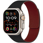 xDfind 荔枝紋磁吸矽膠錶帶，適用於Apple Watch 42 / 44 / 45 / 46 / 49mm，適用於Apple Watch 38 / 40 / 41 / S10 42mm
