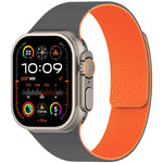 xDfind 荔枝紋磁吸矽膠錶帶，適用於Apple Watch 42 / 44 / 45 / 46 / 49mm，適用於Apple Watch 38 / 40 / 41 / S10 42mm