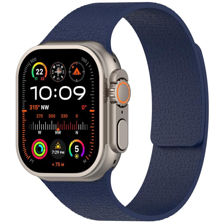 xDfind 荔枝紋磁吸矽膠錶帶，適用於Apple Watch 42 / 44 / 45 / 46 / 49mm，適用於Apple Watch 38 / 40 / 41 / S10 42mm