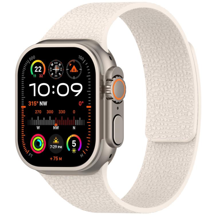 xDfind 荔枝紋磁吸矽膠錶帶，適用於Apple Watch 42 / 44 / 45 / 46 / 49mm，適用於Apple Watch 38 / 40 / 41 / S10 42mm
