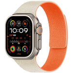 xDfind 荔枝紋磁吸矽膠錶帶，適用於Apple Watch 42 / 44 / 45 / 46 / 49mm，適用於Apple Watch 38 / 40 / 41 / S10 42mm