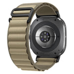 xDfind 黑色扣環尼龍錶帶，適用於 Samsung Galaxy Watch Ultra 47mm / Ultra 2025，Samsung Galaxy Watch8 / 8 Classic