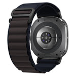 xDfind 黑色扣環尼龍錶帶，適用於 Samsung Galaxy Watch Ultra 47mm / Ultra 2025，Samsung Galaxy Watch8 / 8 Classic