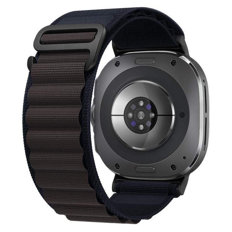 xDfind 黑色扣環尼龍錶帶，適用於 Samsung Galaxy Watch Ultra 47mm / Ultra 2025，Samsung Galaxy Watch8 / 8 Classic